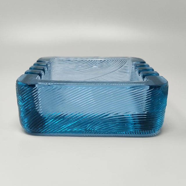 Blue Ashtray by Sergio Asti for Arnolfo di Cambio, Italy, 1970s For Sale - Image 6 of 7