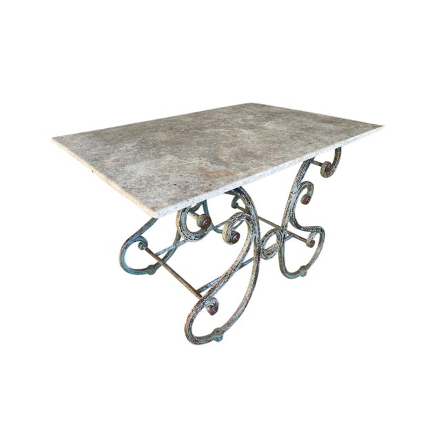 A wonderful later 19th century Butcher's Table from the South of France. Beautifully constructed in the Papillon style -...