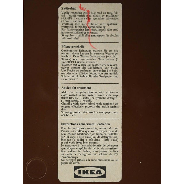 Textile Brown Skopa Armchair from Ikea, 1974 For Sale - Image 7 of 8