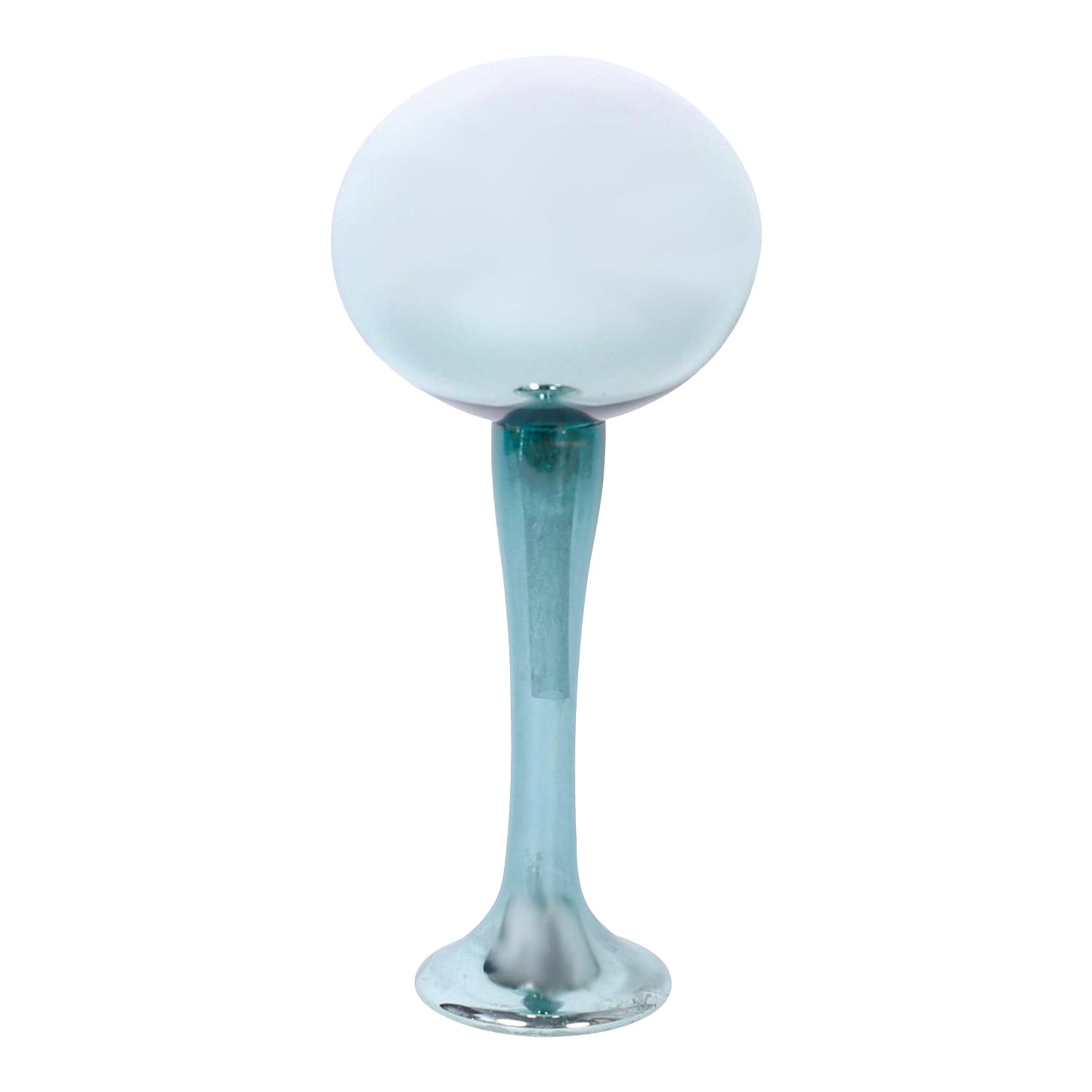 Blue Mercury Glass Gazing Ball Chairish