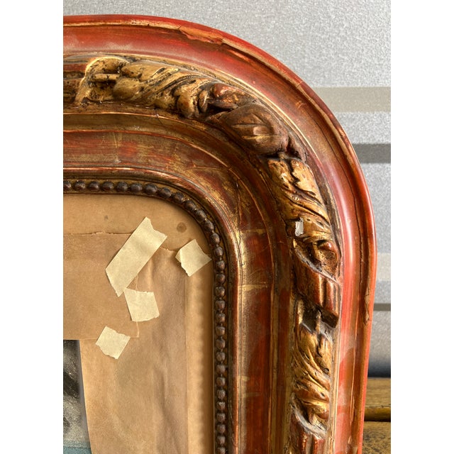 19th Century French Louis Philippe Giltwood Mirror For Sale - Image 10 of 15
