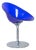 Eros Swivel Blue Chair by Philippe Starck for Kartell, 1990s For Sale