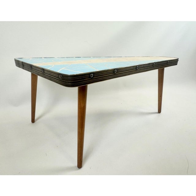 Mid-Century German Side Table with Ceramic Top, 1970s For Sale - Image 13 of 14