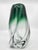 Vintage Vase in Green Blown Glass in an Ovoid Shape from Val Saint Lambert, Belgium For Sale - Image 10 of 10