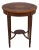 English Inlaid Mahogany Oval Occasional Lamp Table For Sale