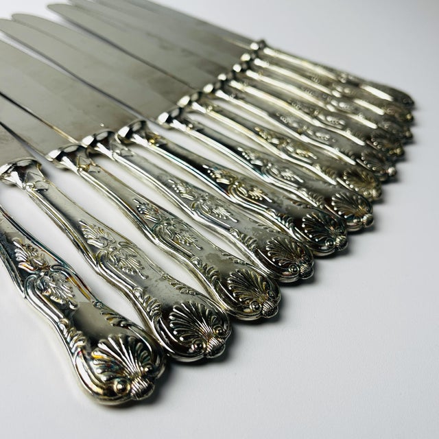 Vintage Silver Cutlery Set, Italy, 1960s, Set of 51 For Sale - Image 9 of 14