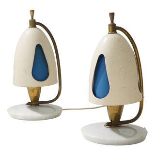 Table Lamps by Angelo Lelii for Arredoluce, 1950s, Set of 2 For Sale