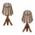 1960s French Rattan Sconces by Louis Sognot - a Pair For Sale