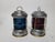 Metal Pair of Red and Blue Lens Boat Lanterns For Sale - Image 7 of 10