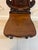 Antique Victorian Carved Mahogany Hall Chairs, 1850s, Set of 2 For Sale - Image 17 of 18