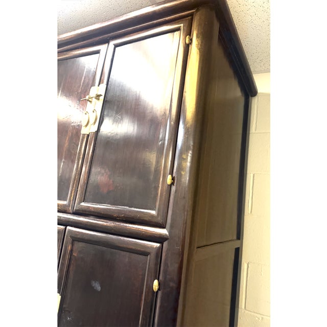 Handsome Large 20th Century Reproduction Chinese Apothecary Cabinet For Sale In Los Angeles - Image 6 of 8