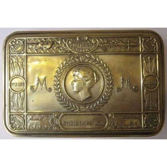 English Princess Mary Box, Wwi Era, Christmas, 1914 For Sale - Image 3 of 8