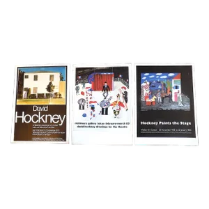 Vintage David Hockney Poster Lithographs - Set of 3