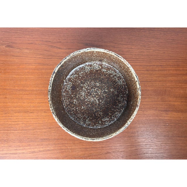 Mid-Century Modern Mid-Century Modern Danish Studio Pottery Bowl by Ivan Weiss for Royal Copenhagen, 1960s For Sale - Image 3 of 16
