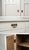 Vintage Hungarian White Painted Cabinet with Glass Doors For Sale - Image 3 of 4