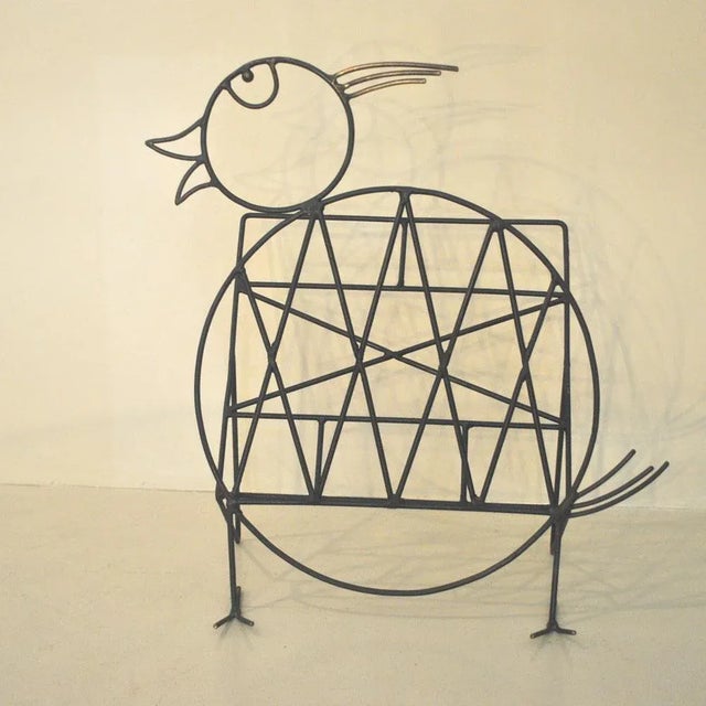 1930s Iron Magazine Rack, 1930s For Sale - Image 5 of 10