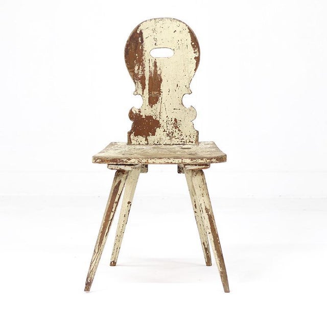 Primitive Folk Art Wabi Sabi Mountain Chair For Sale - Image 6 of 10