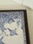 Vintage French Blue & White Faience Tile Trivet in Carved Wood Frame For Sale - Image 9 of 12