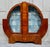 Art Deco Walnut Circular Display Cabinet Vitrine, 1920 For Sale - Image 3 of 13
