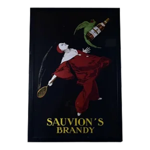 1970s Reproduction, Sauvion's Brandy 1925 Advertising Poster by Joseph Stall