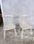 Wood Farmhouse Stickback Chairs in Painted White, Set of 2 For Sale - Image 7 of 10