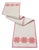 Embroidered Snowflake Table Runner 72"L For Sale