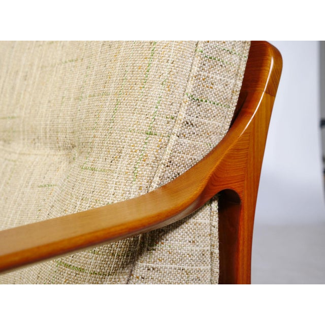 Wood Vintage Scandinavian Teak 3-Seater Sofa, 1970s For Sale - Image 7 of 11
