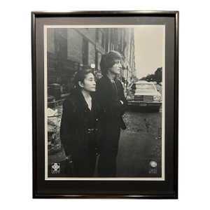 John Lennon & Yoko Ono Double Fantasy 1980 Lenono Music / Geffen Records Poster