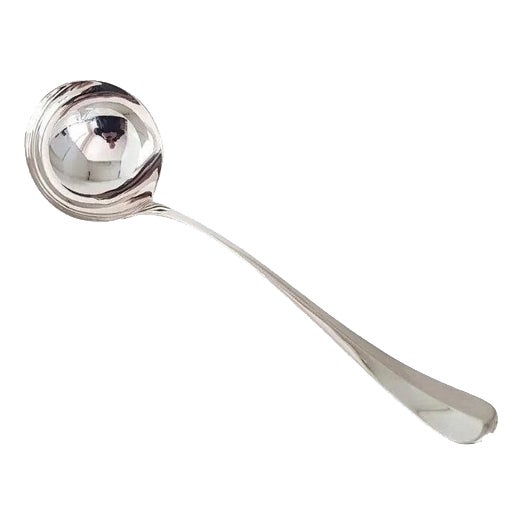 Antique George V Sterling Silver Soup Punch Ladle from Atkin Brothers, 1929 For Sale