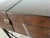 1980s Vintage Ralph Lauren Style Leather Suitcase Console Table With Brass Accents & Metal Base For Sale - Image 10 of 17