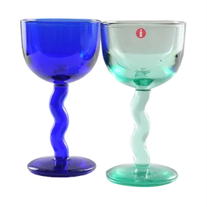 Messulasi Wine Glasses by Markku Salo for Iittala, 1990s, Set of 2
