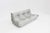 Gray Vintage Togo 3-Seater Sofa in Grey Leather by Michel Ducaroy for Ligne Roset, 2015 For Sale - Image 8 of 10
