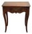 Late 20th Century Rustic Mahogany Tall End Table For Sale