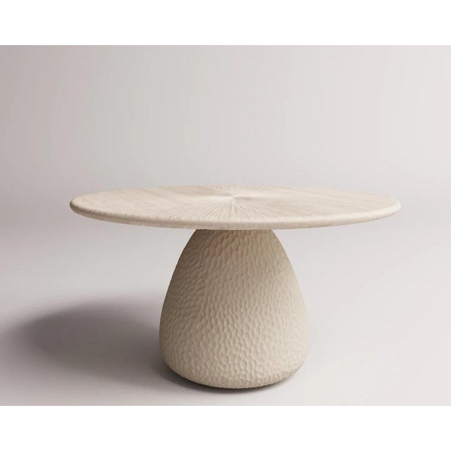 Grun’ table by faina design: victoriya yakusha material: ztista, wood. Dimensions: d 150 x h 76 cm the table is designed...