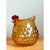 Amber Vintage Amber Glass Chicken Pitcher For Sale - Image 8 of 12