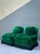 Vintage Emerald Velvet Lounge Chairs - A Pair For Sale - Image 12 of 12