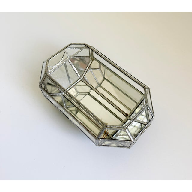 Mid 20th Century Vintage Mirrored Wall Display Box For Sale - Image 5 of 10
