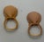 The pair of towel holders feature a distinct scallop shell backplate integrated with a stylized towel ring decorated with...