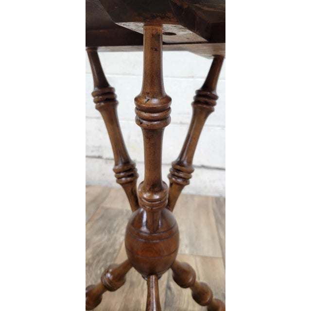 Vintage Side Table Plant Stand For Sale In Kansas City - Image 6 of 8