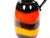 Mid-Century West German Glazed Porcelain Vase, Yellow, Red & Brown 10" Tall For Sale In New York - Image 6 of 11
