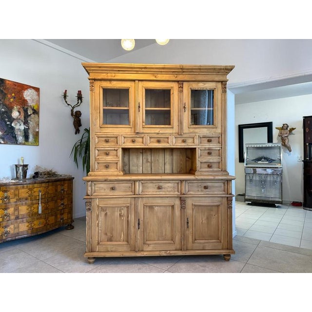 Rustic Kitchen Cabinet/Buffet/Sideboard/Tall Cabinet Dimensions: Height x Width x Depth 210 x 160 x 50 cm. For sale is a...