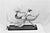 1990s Art Deco Nude Lamp/after A.Ouline Silvered Bronze For Sale - Image 9 of 18
