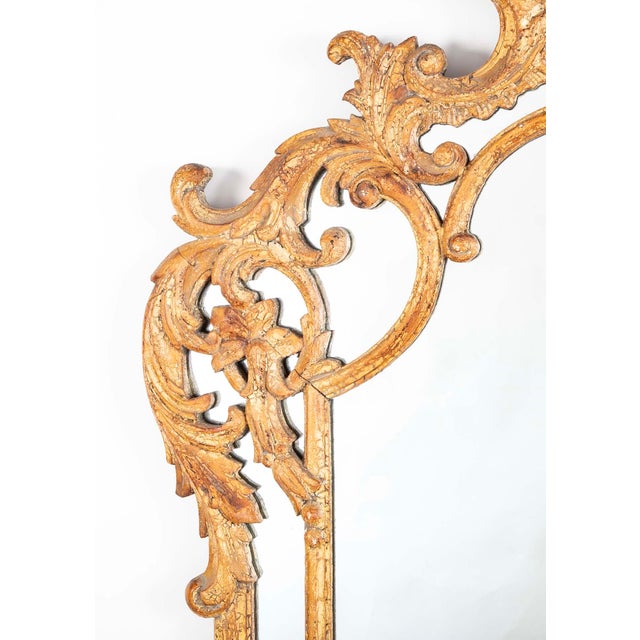 French Rococo Style Carved and Gesso Wood Mirror, Large Scale For Sale In New York - Image 6 of 12