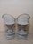 Mid Century Modern Spun Fiberglass Swivel Stools White Set of 2 Style: Mid Century Modern Color: White Dimensions: 22" W x...