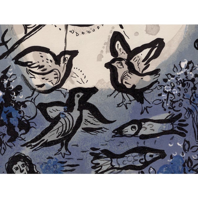 Marc Chagall, La Création (The Creation), Nude, 1960, Original Lithograph For Sale - Image 4 of 9