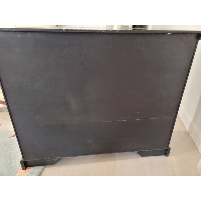 1940s Mid Century Chinoiserie Cabinet For Sale - Image 4 of 11