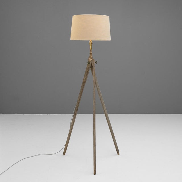 Tripod Floor Lamp, 1920 For Sale - Image 9 of 9
