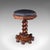 This is an antique estate chapel organist's stool. A Scottish, walnut and leather music riser stool in Gothic Revival...