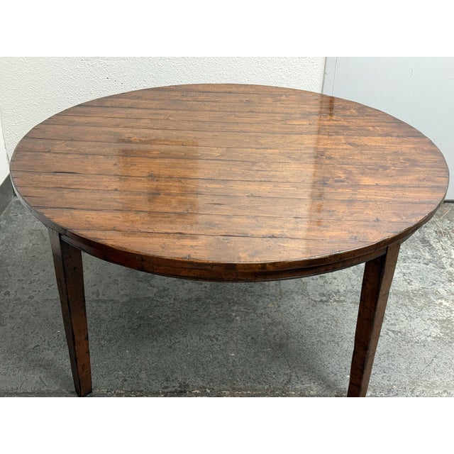 Rustic Guy Chaddock Melrose Collection Extendable Dining Table, 60 Inches For Sale - Image 3 of 11