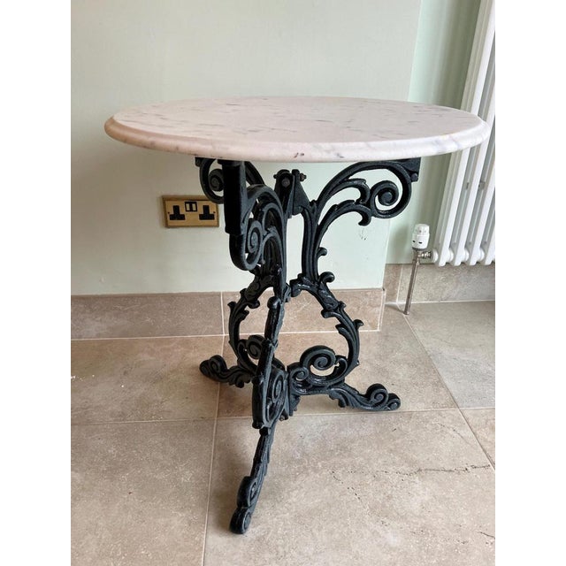 Metal Victorian Cast Iron Occasional Tables For Sale - Image 7 of 11